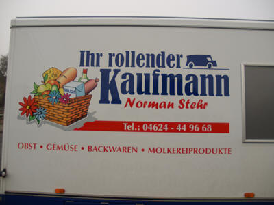 Rollender Kaufmann in Idstedt