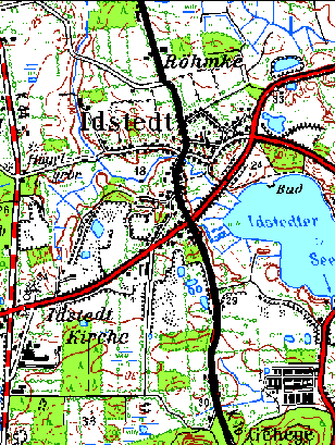 Kartenauschnitt Ochsenweg